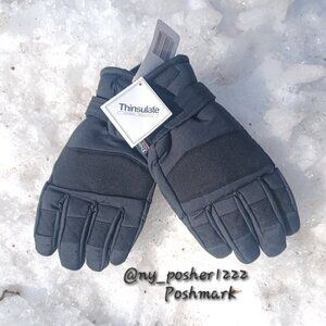 𝟯𝗠 𝖳𝗁𝗂𝗇𝗌𝗎𝗅𝖺𝗍𝖾™ Thermal Insulation Men's Ski Gloves L/XL Black